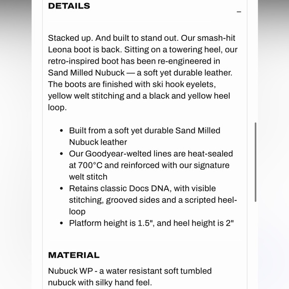 Dr Martens Leona combat lace up boots in Sand Nubuck Sz 7W - Picture 7 of 12